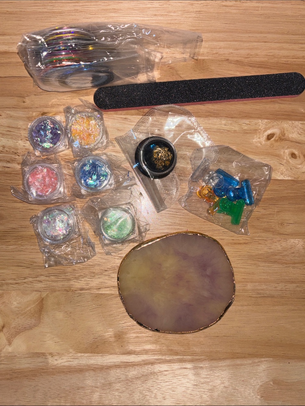 Assorted Nail Art Supplies